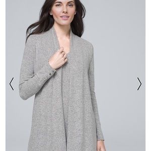 Grey Cozy Knit Midi Coverup